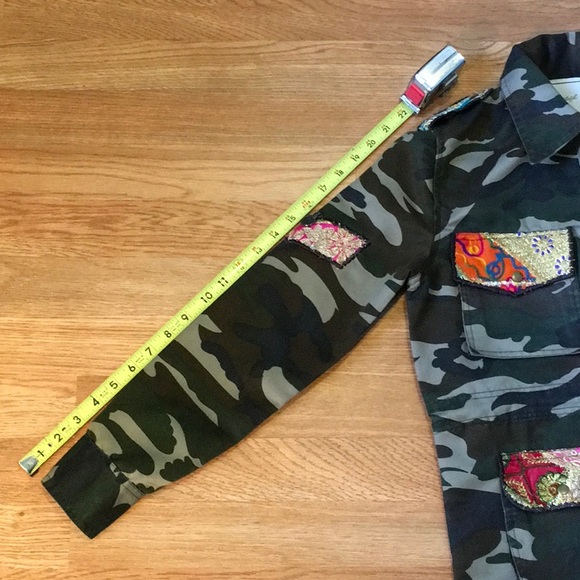 NEW Beautiful Stories Camo Embroidered Jac… - Picture 8 of 8